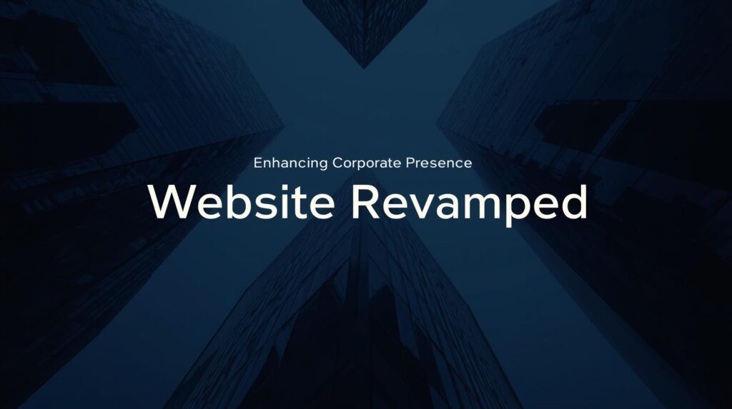 Whalestein Group Website Revamped